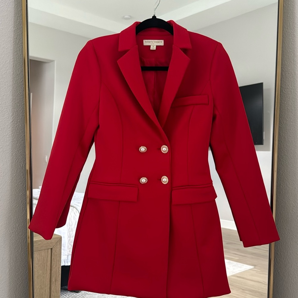 Red jacket